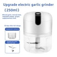 thumbnail image 6 of Augper Household Mini Electric Garlic Chopper Garlic Grinder Masher Garlic Mincer for Vegetable/Onions/Meat/Salad Stainless Steel Blade Waterproof, 6 of 9