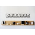 thumbnail image 1 of Custom Wall Decal Vinyl Sticker : Washroom Quote Bedroom Bathroom Living Room Mural : 16 X40" -, 1 of 1