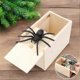 thumbnail image 3 of Handcrafted Rubber Spiders Prank Wooden Box - Funny Surprise Fun Gift Wooden Box, Interactive Gag Gift for Friends & Family, 3 of 5