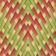 thumbnail image 1 of Ahgly Company Tapis d'Intérieur Lavable en Machine Carré Rouge Pamplemousse Transitionnel, 4 Pieds Carré, 1 of 7