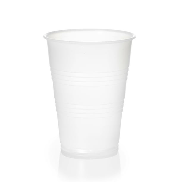 [100 PACK] 9 oz Clear Plastic Cups Disposable 9 Ounce Cold Drink