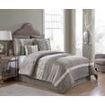 thumbnail image 2 of VCNY Home Arcadia 8-Piece Taupe Floral Comforter Set, Queen, Adult, Unisex, 2 of 7