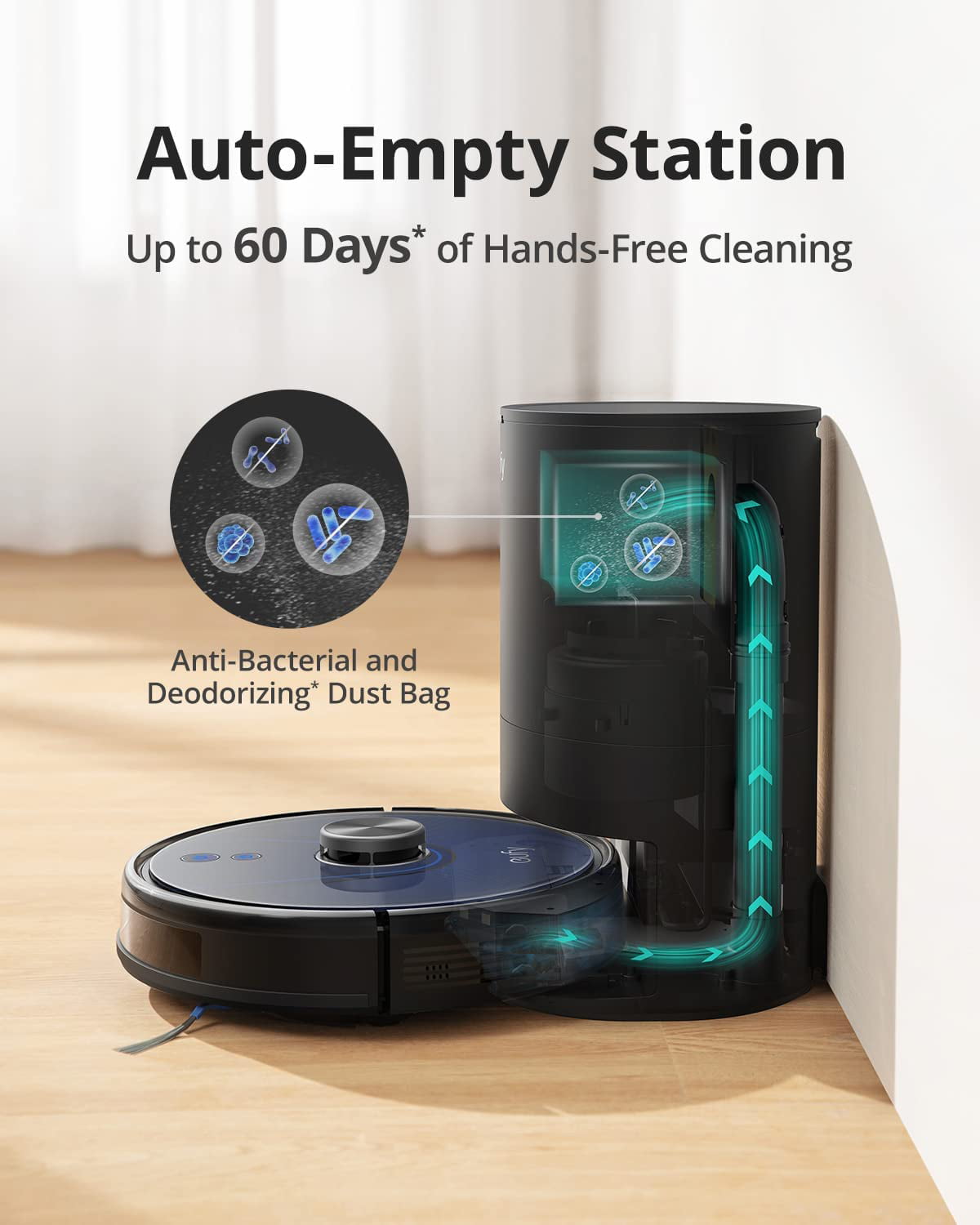 eufy RoboVac L35 Hybrid+ 2-in-1 Robot Vacuum and Mop with Self 