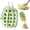 Green, variant on Ice Cube Mold Cups,Leak-Proof Bottle,Built-In Ice Cube Mold and Straw,2 in 1 Zero-Touch Press Cubes Bottle,Press To Release Ices Tray for Home Ices Making, Outdoor Picnics, Office Use