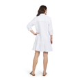 thumbnail image 6 of Chaps Women's Dress - Casual Button Tab Long Sleeve Ruffle Hem Dress (XS-XXL), 6 of 7