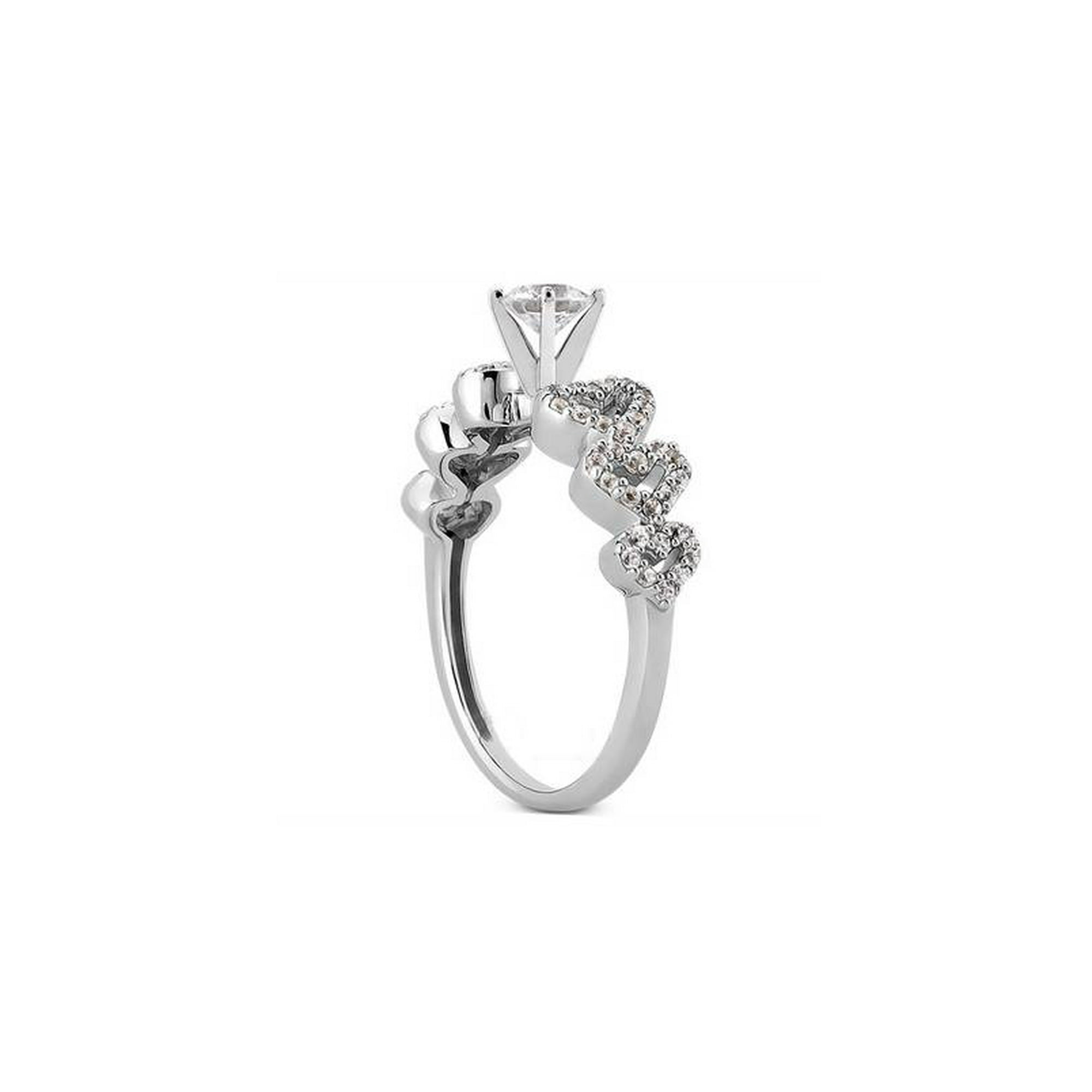 Heart shaped engagement rings walmart discount