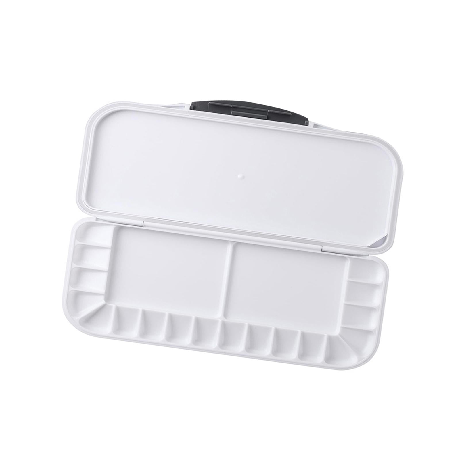 Milageto Empty Watercolor Palette Paint Case Watercolor Palette Box Painters Portable for