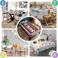 thumbnail image 5 of Valentines Day Love Be Mine Tablecloth,Wipeable Polyester Table Cover for Rectangle Tables,Foldable Tableclothes Decoration Tablecloths for Dining Room Camping Indoor Outdoor, 5 of 6