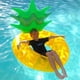 thumbnail image 2 of Boya de piscina con forma de piña, flotador inflable para piscina, flotador inflable grande para playa oceánica, silla de piscina para adultos y niños, colchón de aire para piscina, 2 of 8