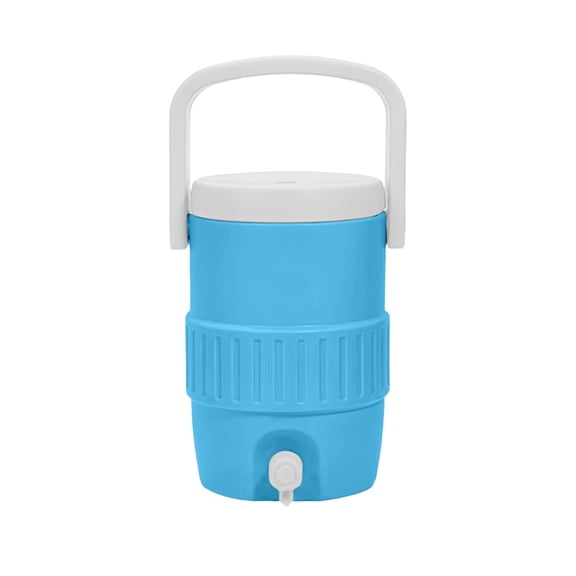 Mini Insulated Beverage Dispenser with Spigot & Handle, 5.12 Inch Tall Portable Drink Cooler, Small Water Jug for Picnic, Party, Bar