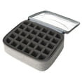 thumbnail image 3 of Suministros de uñas de caja que transporta esmalte de uñas Cosméticos gris, 3 of 8