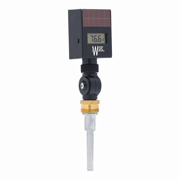 Wgtc Thermometer,Solar Light,3/4" NPT Thread AADHFC