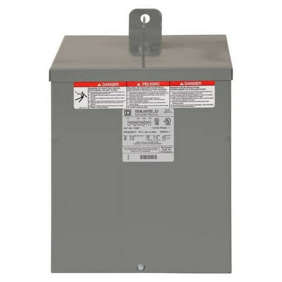 General Purpose Transformer, 7.5 kVA, NEMA 3R, 120/240V AC, 480V AC
