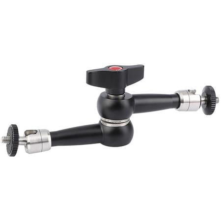 UPC: 0756790473523 | 7  Articulated Magic Arm with Double 1/4  Thread Screw Mounts for Extending DSLR Camera Accessories