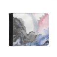 thumbnail image 1 of Watercolor Ink  Shading Flip Bifold Faux Leather Wallet  Multi-Function Card Purse, 1 of 4