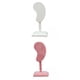 thumbnail image 1 of de 2 soportes para pendientes, soporte para joyas, soporte con forma de oreja inconfundible, 8 agujeros rosa shamjiam sostenedor del pendiente, 1 of 2