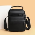 thumbnail image 3 of Bolso de viaje para hombre bolso informal Vintage para teléfono móvil bolso de negocios con múltiples bolsillos, 3 of 9