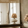 thumbnail image 4 of BEAUTYPEAK 32"x 24" Arched Vanity Mirror Decor Wall Mirror for Bathroom,Antique Bronze, 4 of 6