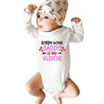 thumbnail image 5 of Ruyang Baby Girl Boy Valentines Outfit New Born Heart Letter Print Romper Bodysuit Long Sleeve Jumpsuit Baby Adorable Clothes, 5 of 5