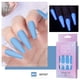 thumbnail image 1 of Ganfancp Pegatinas de Uñas Luminosas Pegatinas de Uñas Postizas Pegatinas de Gelatina Pegatinas de Uñas Postizas Ofertas Del Día Liquidación 1 Caja de Recortes de Uñas, 1 of 1