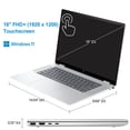 thumbnail image 3 of HP ENVY X360 AI Convertible 2-in-1 laptop, 16" FHD+ Touchscreen, Intel Ultra 5 125U, 16GB RAM, 512GB SSD, W11 Home, HP Stylus Pen, with 512 External SSD Bundle, 3 of 6