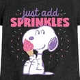 thumbnail image 3 of Peanuts - Just Add Sprinkles - Youth Girls Short Sleeve Tee, 3 of 6