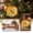 Yellow#741, variant on Pet Paw Print Keepsake Kit, DIY Ornament with Ribbon for Christmas Tree and Home Decoration