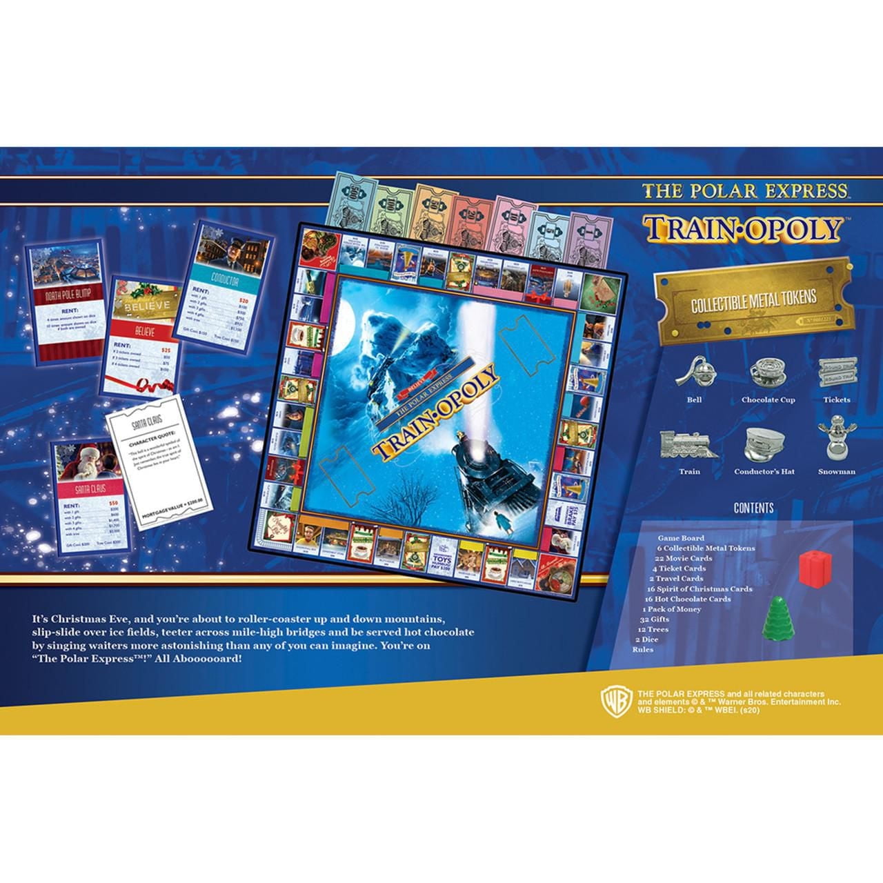 Masterpieces Puzzle Company The Polar Express Opoly Board Game