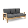 thumbnail image 6 of Anderson Teak Brianna Contemporary Teak Deep Seating Sofa w/ Cushion in Natural, 6 of 10