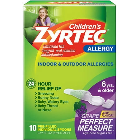 McNeil Zyrtec Children's Perfect Measure Allergy, 10 ea