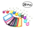 thumbnail image 3 of 10Pcs Vertical Style PU Leather ID Badge Holder Pass Pouch Case (Mixed Color+Random Badge Reel Color), 3 of 7
