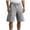 Gray, variant on Birthday Gifts! Workout Gym Shorts for Men Trendy Ripped Short Pants Drawstring Elastic Waist Joggers Summer Casual Bermuda Shorts with Pockets Black M