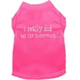 thumbnail image 6 of Pet Dog  Cat Shirt Screen Printed, "I Really Did Eat The Homework", 6 of 10