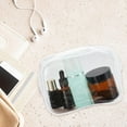 thumbnail image 4 of 15 Pieces Clear Cosmetics Bag PVC Zippered Clear Toiletry Carry Pouch Portable Cosmetic Makeup Bag Waterproof Makeup Bag Plastic Organizer Case for Vacation Bathroom WhiteDIY, 4 of 7