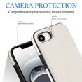 thumbnail image 4 of Allytechgroup Wallet Case for iPhone 16e with Credit Card Slot, PU Leatehr Phone Case with Stand RFID Blocking Shockproof Back Cover for iPhone 16e for Women Men, Beige, 4 of 5