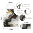 thumbnail image 7 of Black Marble Gold Wave Pattern Apron-Garden Aprons for Women with Pockets-Cotton Linen Waterproof Kitchen Cooking Gardening Aprons Adjustable for Kitchen,Cooking,BBQ and Salon 33x27 Inch, 7 of 7