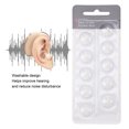 thumbnail image 3 of 10pcs  Domes,Double Vent Bass Dome Accessory Single Layer Double Vent Silicone Replacement Domes for MiniFit Transparent  Ear Tips Replacement Resound, 3 of 7