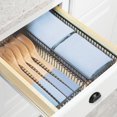 thumbnail image 3 of mDesign Metal Farmhouse Kitchen Cabinet Drawer Storage Basket, 4 Pack, Dark Gray, 3 of 9