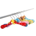 thumbnail image 1 of 5pcs Baby Kids Cartoon Wooden Coat Clothes Pants Hook Hanger Rack Stands (Random Pattern), 1 of 3