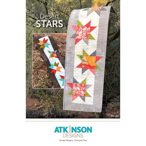 Desert Stars Quilt Pattern by Atkinson Designs ATK-194