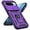 Purple w/ Slide Camera 2nd gen. Military Grade, variant on for Google Pixel 9 Pro XL Case with Slide Camera Cover HD Screen Protector [Military Grade 16ft. Drop Tested] Magnetic Ring Holder Kickstand Protective Phone Case for Google Pixel 9 Pro XL, Silver