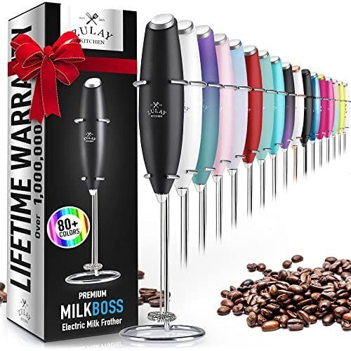 Original Milk Frother Handheld Foam Maker for Lattes - Whisk Drink Mixe...