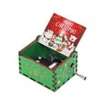 thumbnail image 1 of BELOVING Merry Christmas Music Box Compact Desk for Office Birthday Gift Celebrations Style C, 1 of 10