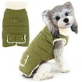 thumbnail image 2 of Pet Clothes Dog Jacket Coats for Small Dogs Lined Winter Apparel with Leash Ring Ideal for Cold Weather Chihuahua Poodle Accessories, 2 of 8