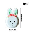 thumbnail image 3 of RXIRUCGD Easter Paper Plates and Paper Cups - 8PCS Cute Easter Dinnerware Party Supplies Disposable Shaped Easter Plates and Cups for Spring Picnic Birthday Easter Party Decorations, 3 of 6