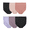 Covered Waistband, variant on Fit for Me by Fruit of the Loom Women's Plus Size Cotton Brief Underwear, 6-Pack