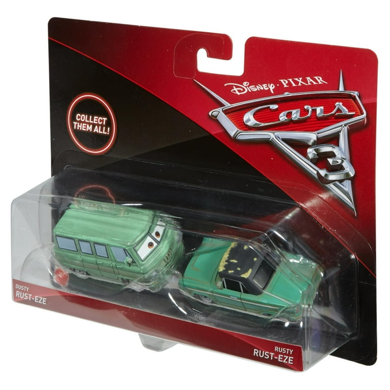 Disney Pixar Cars 3 Dusty Rust-eze & Rusty Rust-eze Car Vehicle