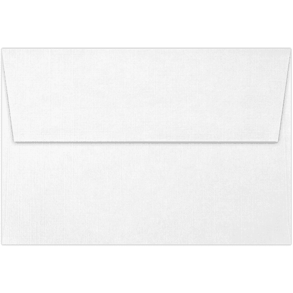 LUXPaper A4 Invitation Envelopes, 4 1/4 x 6 1/4, 80 lb. White Linen, 500 Pack