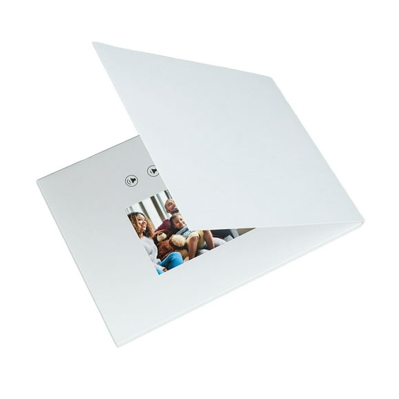 Video Greeting Card, 5in Color Display 1280x720P 256MB Digital Video Book For Wedding