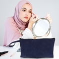 thumbnail image 4 of IFANLANDOR Small Coin Pouch Makeup Clutch Bag Denim 1Pack Pouch for Handbag, 4 of 8